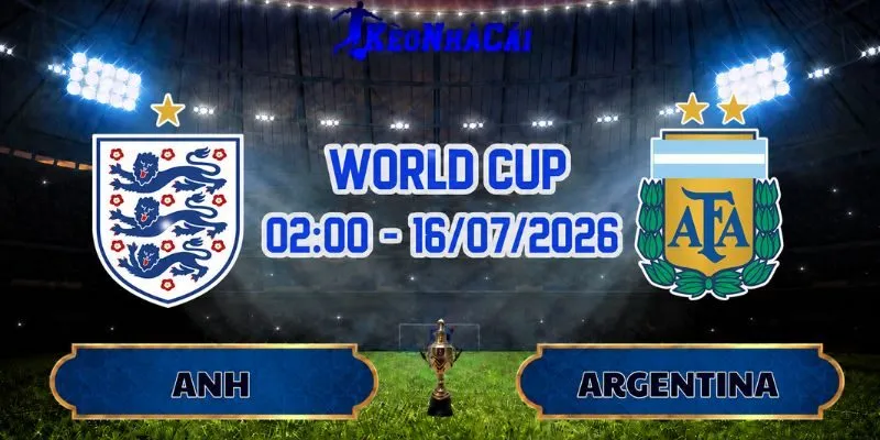 Soi Kèo Anh Vs Argentina Lúc 02h00 Ngày 16/07 - Bán Kết